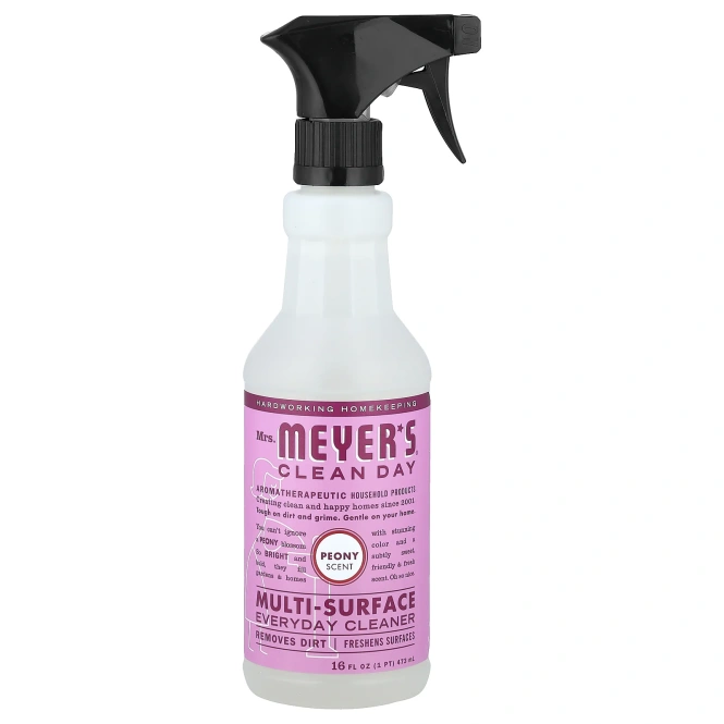 Mrs. Meyers Clean Day, Универсальное средство для ежедневного очищения, пион, 473 мл (16 жидк. Унций)