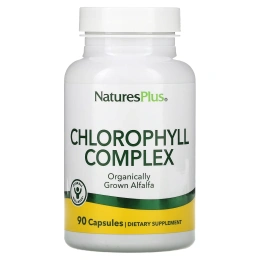 Nature's Plus, Натуральный хлорофилл, 90 растительных капсул