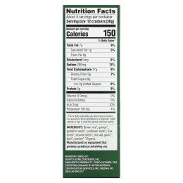 Mary's Gone Crackers, Органические крекеры с семенами высшего качества, базилик + чеснок, 156 г (5,5 унции)