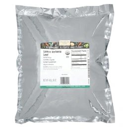 Frontier Co-op, Органические нарезанные и просеянные листья лимонной вербены, 453 г (16 унций)