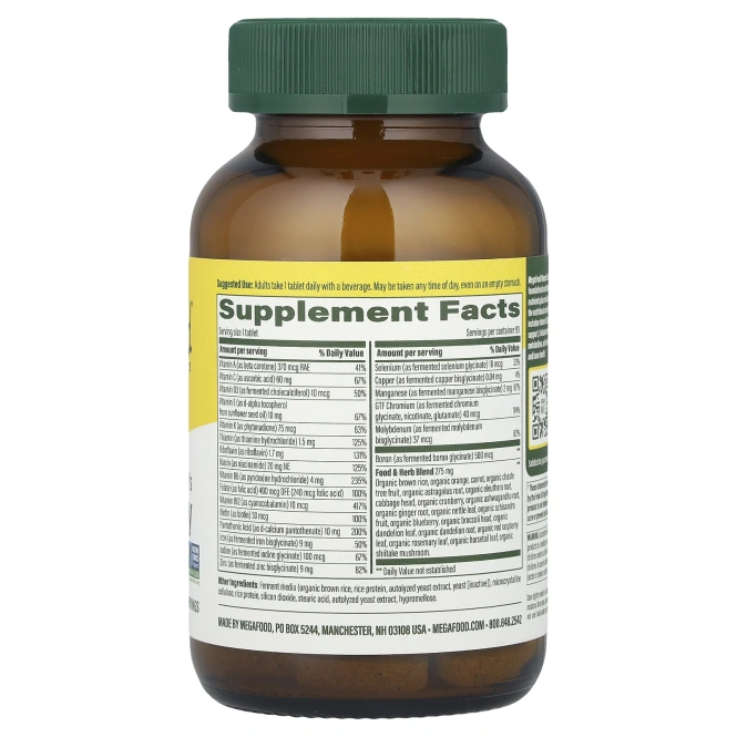 Megafood, Женский мультивитамин One Daily 90 таблеток