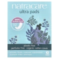 Natracare, Прокладки ультра, покрытие из органического хлопка, супер+, 12 штук