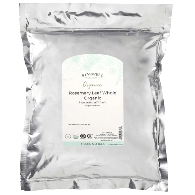 Starwest Botanicals, Цельный натуральный лист розмарина, 1 фунт