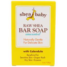 Shea Baby Shea Mama, Мыло с маслом ши, без запаха, 4 унции (120 г)