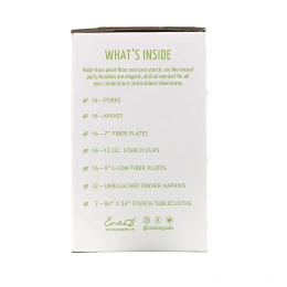 Earth's Natural Alternative, Eco Friendly Party Bundle, набор из экологически чистых продуктов для вечеринок во время пикника, 1 набор