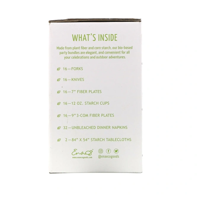 Earth's Natural Alternative, Eco Friendly Party Bundle, набор из экологически чистых продуктов для вечеринок во время пикника, 1 набор