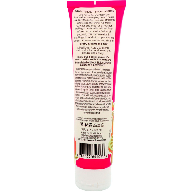 Pacifica, Hairvana Leave-On Detangling Conditioner, 5 fl oz (147 ml)