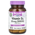 Bluebonnet Nutrition, Витамин D3, 50 мкг, 2000 МЕ, 90 растительных капсул