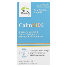 EuroPharma, Terry Naturally, Calm Kids, 60 капсул