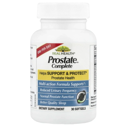 Real Health, Prostate Complete, 30 жидких гелевых капсул