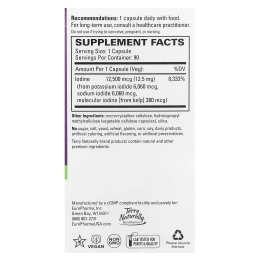 EuroPharma, Terry Naturally, Terry Naturally, Tri-Iodine, 12,5 мг, 90 капсул