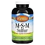 Carlson Labs, MSM Sulfur, 1000 мг, 300 вегетарианских капсул