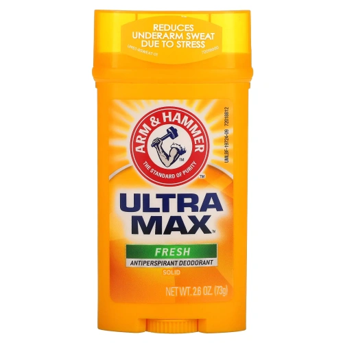 Arm & Hammer, UltraMax, Solid Antiperspirant Deodorant, for Men, Fresh, 2.6 oz (73 g)