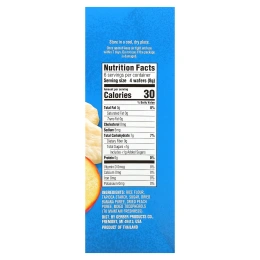 Gerber, прорезыватели, вафли для мягкого прорезывания зубов, для малышей от 7 месяцев, банан и персик, 12 пакетиков по 2 вафли в каждом