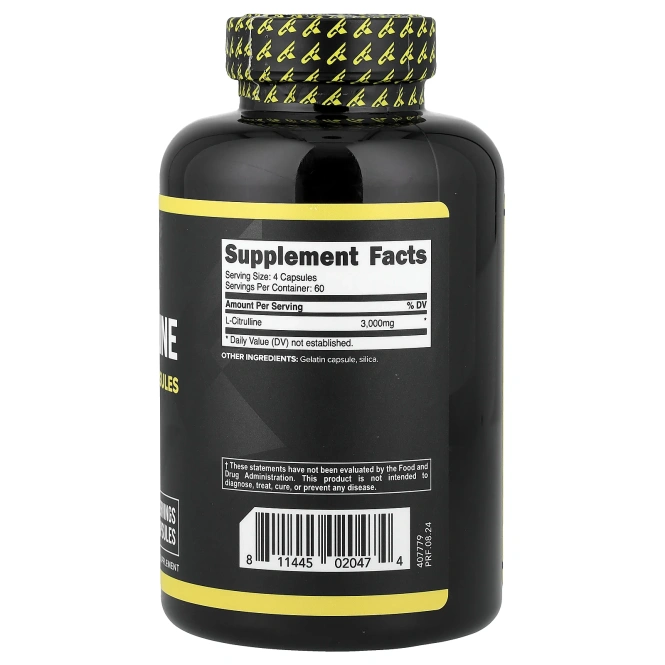 Primaforce, L-цитруллин, 240 капсул (750 мг в 1 капсуле)