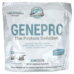 GENEPRO, The Protein Solution, протеин без добавок, 495 г
