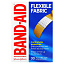 Band Aid, Adhesive Bandages, Flexible Fabric, 30 Bandages