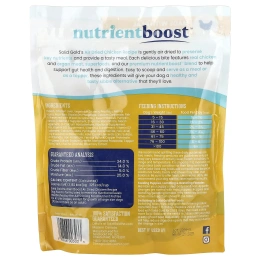 Solid Gold, Вяленая на воздухе мука или топпер, для собак, рецепт с курицей, 454 г (16 унций)