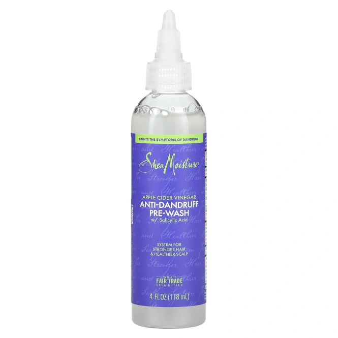 SheaMoisture, средство для ополаскивания против перхоти, с яблочным уксусом и салициловой кислотой, 118 мл (4 жидк. унции)