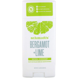 Schmidt's, Бергамот + лайм, 3,25 унции (92 г)