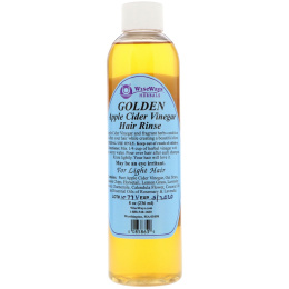 WiseWays Herbals, LLC, Golden, ополаскиватель для волос с яблочным уксусом, для светлых волос, 236 мл