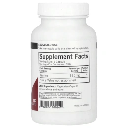 Kirkman Labs, L-таурин, 325 мг, 250 капсул