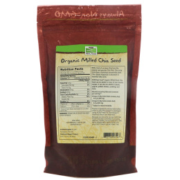 Now Foods, Настоящая пища, натуральные молотые семена чиа, 10 унций (284 г)