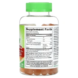 21st Century, VitaJoy, жевательные таблетки, витамин D3 для ежедневного приема, персик, 2000 МЕ, 120 жевательных таблеток (25 мкг (1000 МЕ) в 1 жевательной таблетке)