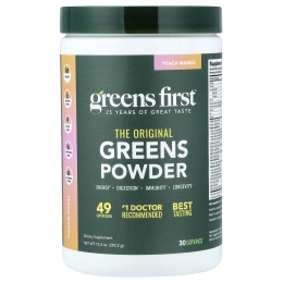 Greens First, порошок из зелени, персик и манго, 292,2 г (10,3 унции)