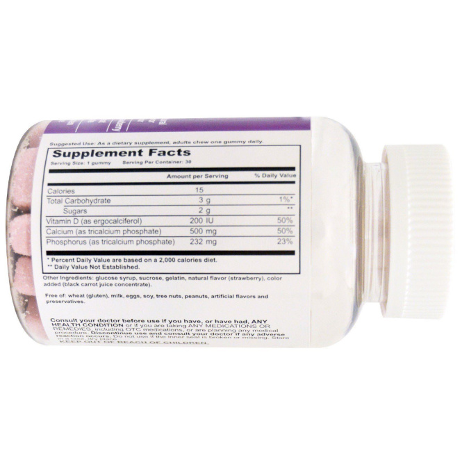 T-RQ, Кальций 500 + Витамин D, 30 жевательных конфет