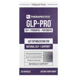 Triquetra Health, PX Therapeutics™, GLP-Pro™ GLP-1, пробиотики и постбиотики, 30 капсул