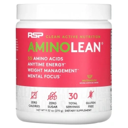 RSP Nutrition, Amino Lean Энергетическая формула, Арбуз, 8,25 унц. (234 г)