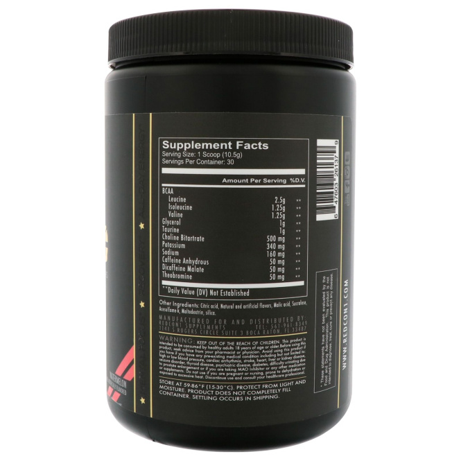 Redcon1, Breach Ballistic, активирующие аминокислоты с разветвлённой цепью, арбуз, 11,11 унц. (315 г)