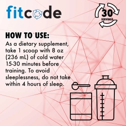 fitcode, Versus Energy®, предтренировочный комплекс, вишневый лаймад, 249 г (8,8 унции)