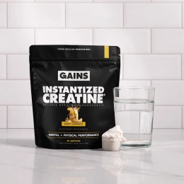 GAINS, растворимый моногидрат креатина, со вкусом сладкого лимонада, 249 г (8,78 унции)
