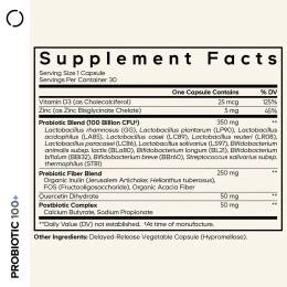 Codeage, Probiotic+, 30 растительных капсул