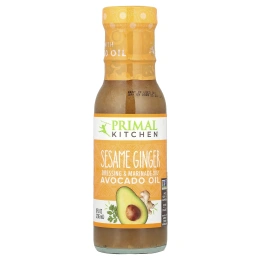 Primal Kitchen, Винегрет и маринад с кунжутным имбирем и маслом авокадо, 8 жидких унций (236 мл)