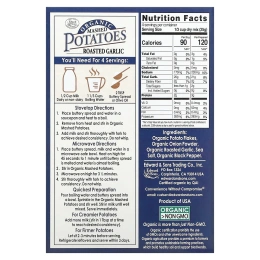 Edward & Sons, Органическое картофельное пюре, жареный чеснок, 3,5 унции (100 г)