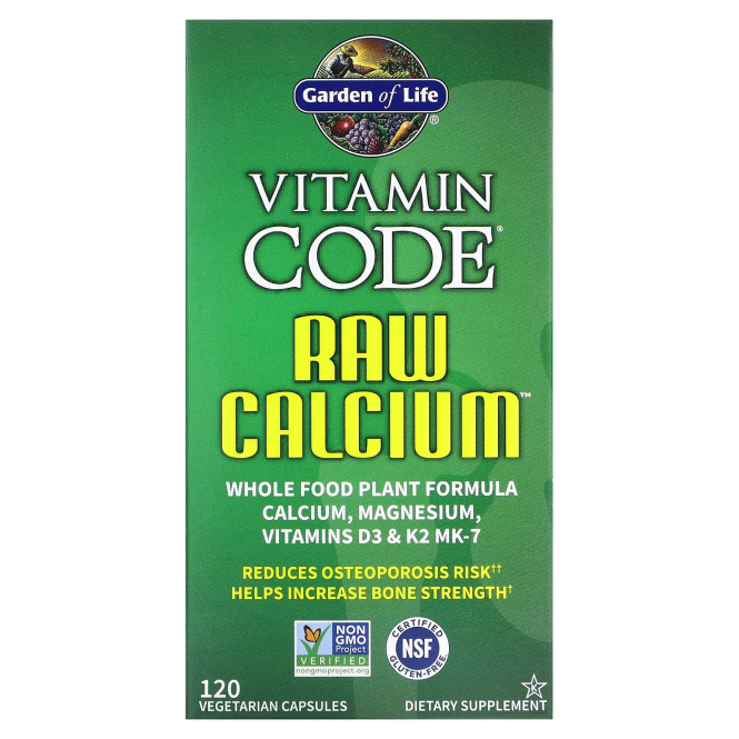 Garden of Life Vitamin Code RAW Calcium, 120 капсул