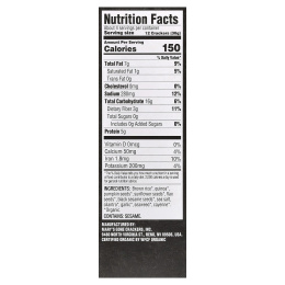 Mary's Gone Crackers, органические крекеры из суперсемена, морские водоросли и черный кунжут, 113 г (4 унции)