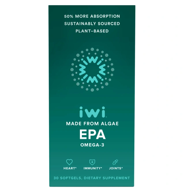 iWi, Omega-3 EPA, Algae-Based, 30 Softgels