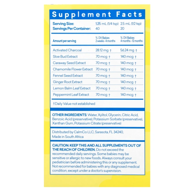 Colic Calm, Colic, Gas & Fussiness, 1.7 fl oz (50 ml)