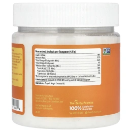 Zesty Paws, 100% сертифицированное органическое кокосовое масло, для собак и кошек, для всех возрастов, 453 г (16 унций)