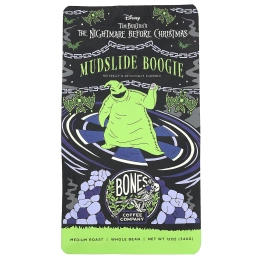 Bones Coffee Company, MudSLide Boogie, средняя обжарка, кофе из цельных зерен, 340 г (12 унций)