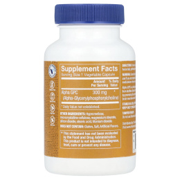 The Vitamin Shoppe, Alpha GPC, 300 мг, 60 растительных капсул