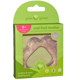 i play Inc., "Зеленые ростки", прохладный фруктовый прорезыватель, виноград, 1 штука