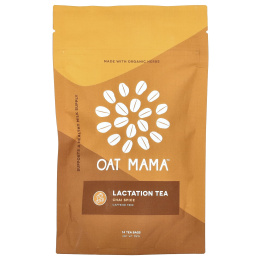 Oat Mama, Lactation Tea, Chai Spice, без кофеина, 14 чайных пакетиков, 32 г