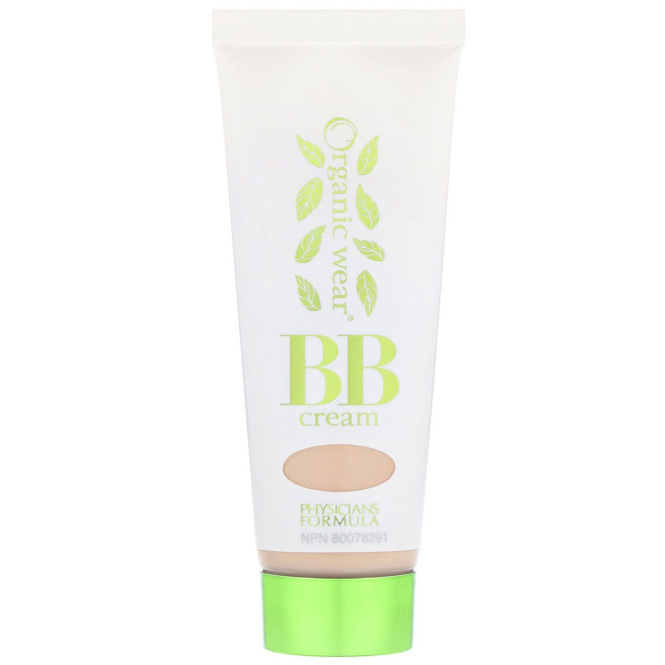 Physicians Formula, Organic Wear, комплексный косметический ВВ крем бальзам, светлый тон, 1,2 жидких унций (35 мл)