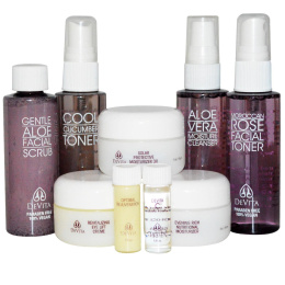 DeVita, Натуральная система ухода за кожей, дорожный набор люкс, комплект из 9 шт
