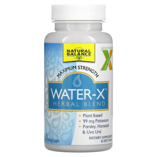 Natural Balance, Water-X, Herbal Blend, 60 Veggie Caps